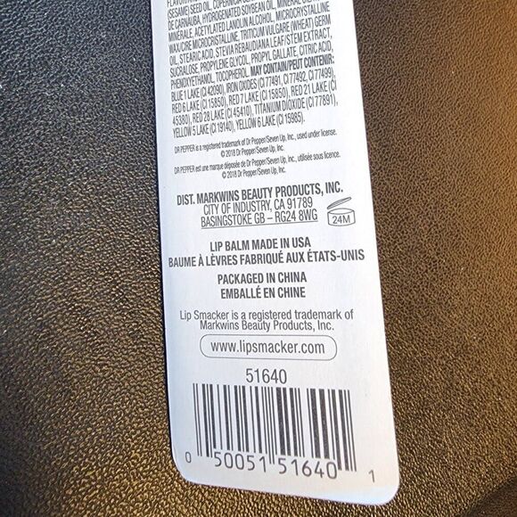 LiP SMACKER Dr. Pepper Lip Balm - Picture 4 of 4